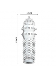 Закрытая прозрачная насадка Crystal sleeve - 14,2 см. - Erowoman-Eroman - в Улан-Удэ купить с доставкой
