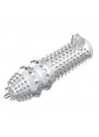 Закрытая прозрачная насадка Crystal sleeve - 14,2 см. - Erowoman-Eroman - в Улан-Удэ купить с доставкой