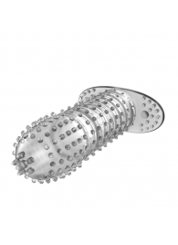 Закрытая прозрачная насадка Crystal sleeve - 12 см. - Erowoman-Eroman - в Улан-Удэ купить с доставкой