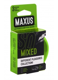 Презервативы в железном кейсе MAXUS Mixed - 3 шт. - Maxus - купить с доставкой в Улан-Удэ