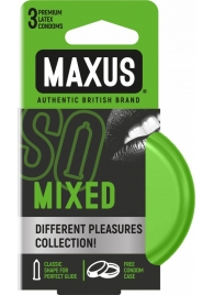 Презервативы в железном кейсе MAXUS Mixed - 3 шт. - Maxus - купить с доставкой в Улан-Удэ