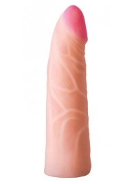 Фаллическая насадка на трусики харнесс - 17,5 см. - LOVETOY (А-Полимер) - купить с доставкой в Улан-Удэ