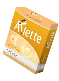 Презервативы Arlette Dotted с точечной текстурой - 3 шт. - Arlette - купить с доставкой в Улан-Удэ