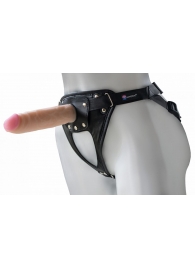 Универсальный мягкий пояс с насадкой Hard brutal BDSM-КОНСУЛ - 17 см. - LOVETOY (А-Полимер) - купить с доставкой в Улан-Удэ