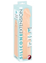 Телесная насадка-удлинитель Silicone Extension - 19 см. - Orion - в Улан-Удэ купить с доставкой