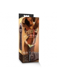 Коричневый мастурбатор-ротик Heather - Blush Novelties - в Улан-Удэ купить с доставкой