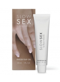 Гель для мастурбации с ароматом кокоса Slow Sex Finger Play Gel - 30 мл. - Bijoux Indiscrets - купить с доставкой в Улан-Удэ