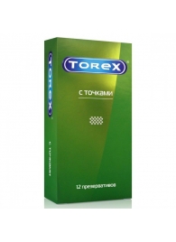 Текстурированные презервативы Torex  С точками  - 12 шт. - Torex - купить с доставкой в Улан-Удэ