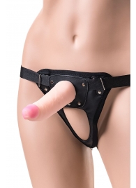 Телесный страпон на трусиках Realstick Jax - 17,9 см. - ToyFa - купить с доставкой в Улан-Удэ