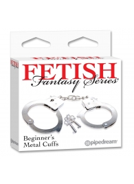 Металлические наручники Beginner s Metal Cuffs - Pipedream - купить с доставкой в Улан-Удэ