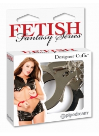 Металлические серебристые наручники Designer Metal Handcuffs - Pipedream - купить с доставкой в Улан-Удэ