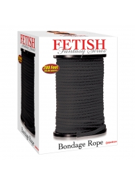 Черная веревка для связывания Bondage Rope - 60,9 м. - Pipedream - купить с доставкой в Улан-Удэ