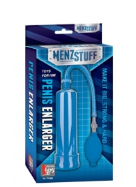Синяя вакуумная помпа MENZSTUFF PENIS ENLARGER - Dream Toys - в Улан-Удэ купить с доставкой