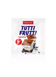 Пробник гель-смазки Tutti-frutti со вкусом тирамису - 4 гр. - Биоритм - купить с доставкой в Улан-Удэ