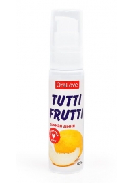 Гель-смазка Tutti-frutti со вкусом сочной дыни - 30 гр. - Биоритм - купить с доставкой в Улан-Удэ