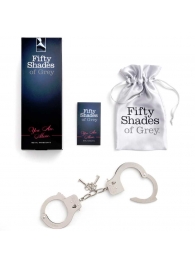 Металлические наручники Metal Handcuffs - Fifty Shades of Grey - купить с доставкой в Улан-Удэ