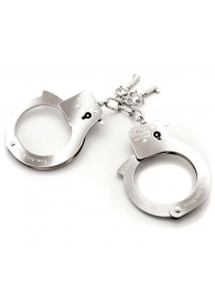 Металлические наручники Metal Handcuffs - Fifty Shades of Grey - купить с доставкой в Улан-Удэ