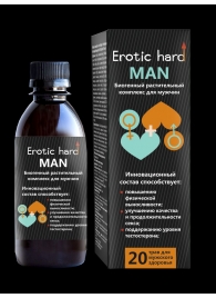 Мужской биогенный концентрат для усиления эрекции Erotic hard Man - 250 мл. - Erotic Hard - купить с доставкой в Улан-Удэ