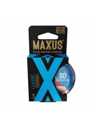 Классические презервативы в пластиковом кейсе MAXUS Classic - 3 шт. - Maxus - купить с доставкой в Улан-Удэ