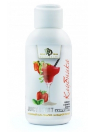 Интимный гель-смазка JUICY FRUIT с ароматом клубники - 100 мл. - БиоМед - купить с доставкой в Улан-Удэ