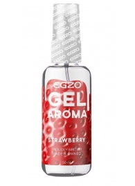 Интимный лубрикант EGZO AROMA с ароматом клубники - 50 мл. - EGZO - купить с доставкой в Улан-Удэ