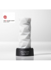 Белый 3D мастурбатор POLYGON - Tenga - в Улан-Удэ купить с доставкой