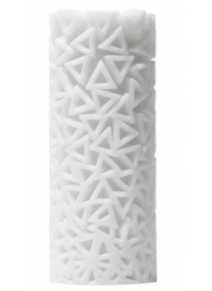 Белый 3D мастурбатор PILE - Tenga - в Улан-Удэ купить с доставкой