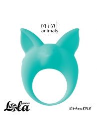 Зеленое эрекционное кольцо Kitten Kyle - Lola Games - в Улан-Удэ купить с доставкой