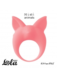 Оранжевое эрекционное кольцо Kitten Kyle - Lola Games - в Улан-Удэ купить с доставкой