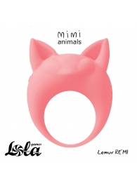 Оранжевое эрекционное кольцо Lemur Remi - Lola Games - в Улан-Удэ купить с доставкой