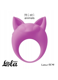 Фиолетовое эрекционное кольцо Lemur Remi - Lola Games - в Улан-Удэ купить с доставкой