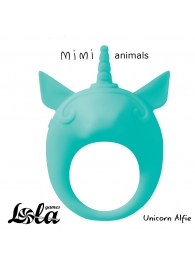 Зеленое эрекционное кольцо Unicorn Alfie - Lola Games - в Улан-Удэ купить с доставкой