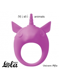 Фиолетовое эрекционное кольцо Unicorn Alfie - Lola Games - в Улан-Удэ купить с доставкой