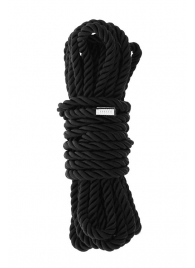 Черная веревка для шибари DELUXE BONDAGE ROPE - 5 м. - Dream Toys - купить с доставкой в Улан-Удэ