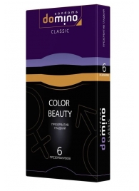 Разноцветные презервативы DOMINO Colour Beauty - 6 шт. - Domino - купить с доставкой в Улан-Удэ
