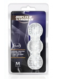 Прозрачный фигурный мастурбатор Master Stroker - Blush Novelties - в Улан-Удэ купить с доставкой