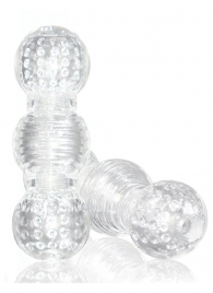 Прозрачный фигурный мастурбатор Master Stroker - Blush Novelties - в Улан-Удэ купить с доставкой