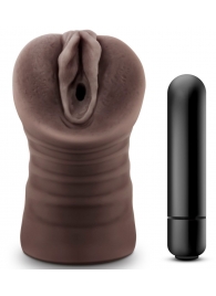 Коричневый мастурбатор-вагина Hot Chocolate Brianna - Blush Novelties - в Улан-Удэ купить с доставкой