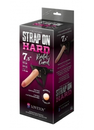 Пояс-трусики с насадкой Hard brutal-consul - 19 см. - LOVETOY (А-Полимер) - купить с доставкой в Улан-Удэ