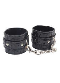 Черные наручники Surrender Wrist Restraints - Chisa - купить с доставкой в Улан-Удэ