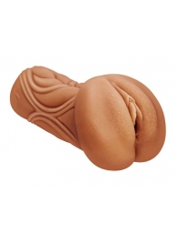 Кофейный мастурбатор-вагина Dumpling - Lola Games - в Улан-Удэ купить с доставкой