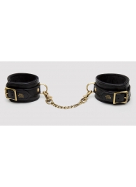 Черные оковы на ноги Bound to You Faux Leather Ankle Cuffs - Fifty Shades of Grey - купить с доставкой в Улан-Удэ