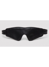 Черная плотная маска на глаза Bound to You Faux Leather Blindfold - Fifty Shades of Grey - купить с доставкой в Улан-Удэ