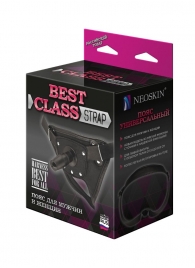 Черный пояс для насадок BEST CLASS STRAP - LOVETOY (А-Полимер) - купить с доставкой в Улан-Удэ