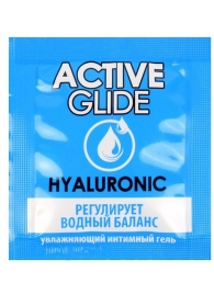 Лубрикант на водной основе Active Glide с гиалуроновой кислотой - 3 гр. - Биоритм - купить с доставкой в Улан-Удэ