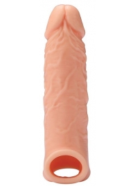 Телесная насадка EXTENDER WITH BALL STRAP 6.5 - 17 см. - Dream Toys - в Улан-Удэ купить с доставкой
