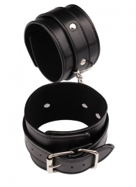 Черные оковы Classic Ankle Cuffs - Chisa - купить с доставкой в Улан-Удэ