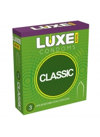 Гладкие презервативы LUXE Royal Classic - 3 шт. - Luxe - купить с доставкой в Улан-Удэ