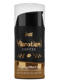 Жидкий интимный гель с эффектом вибрации Vibration! Coffee - 15 мл. - INTT - купить с доставкой в Улан-Удэ