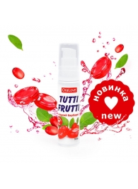 Гель-смазка Tutti-frutti со вкусом барбариса - 30 гр. - Биоритм - купить с доставкой в Улан-Удэ